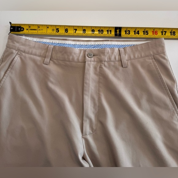 Footjoy FJ Mens Size 34X30 Beige Golf Performance Stretch Pants Athletic Chino - Picture 8 of 11